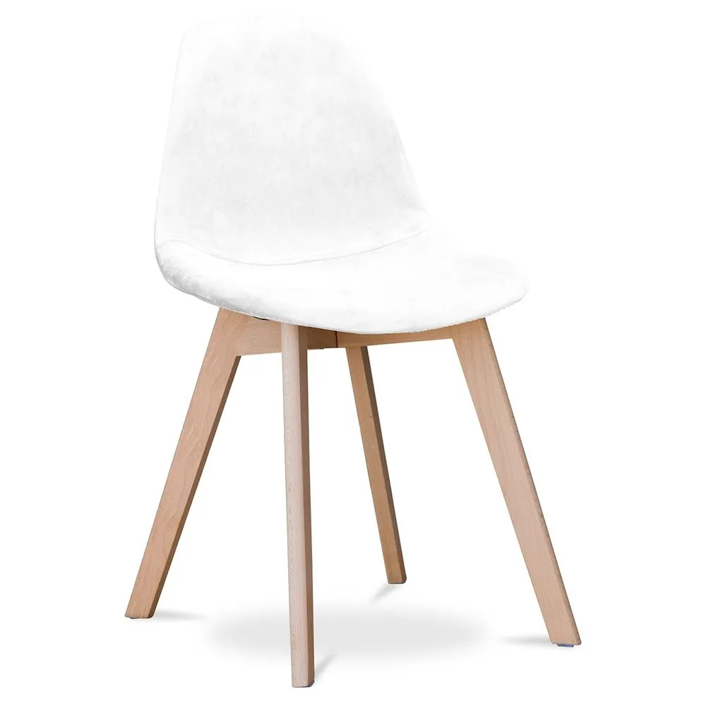 Chaise de salle à manger en tissu - Style scandinave - Denisse image 8