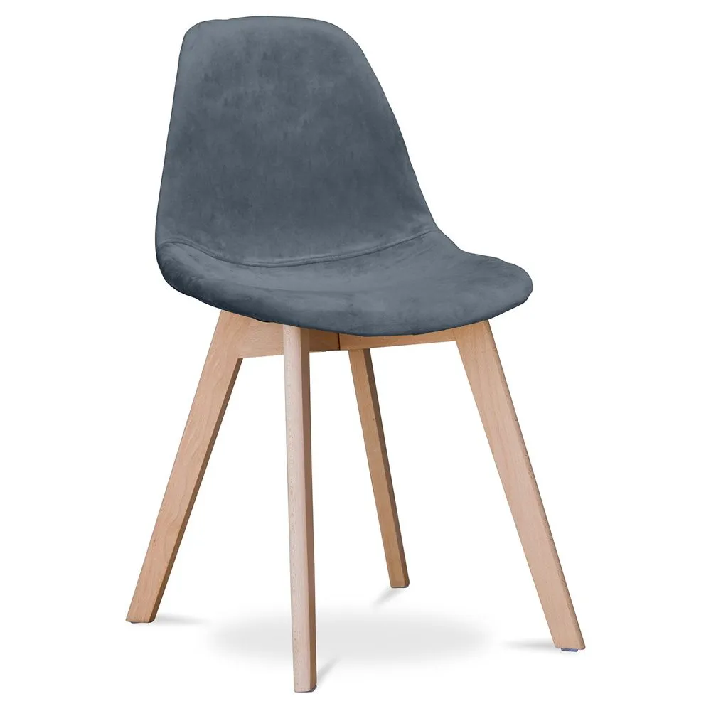 Chaise de salle à manger en tissu - Style scandinave - Denisse image 8