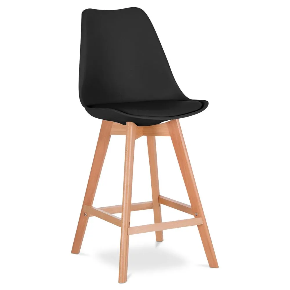 Tabouret style scandinave - pieds en bois - Denisse image 8