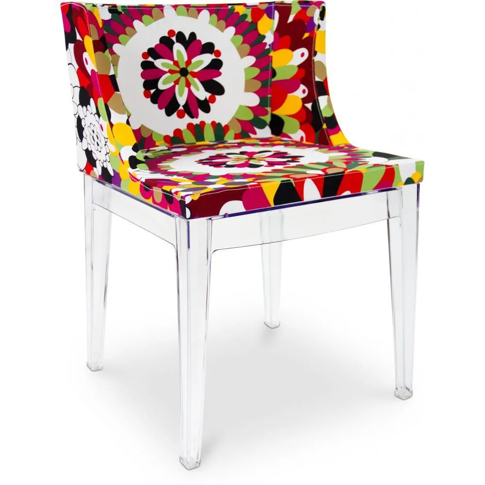 Chaise de salle à manger - Transparent - Design avec accoudoirs - Miss Style image 8