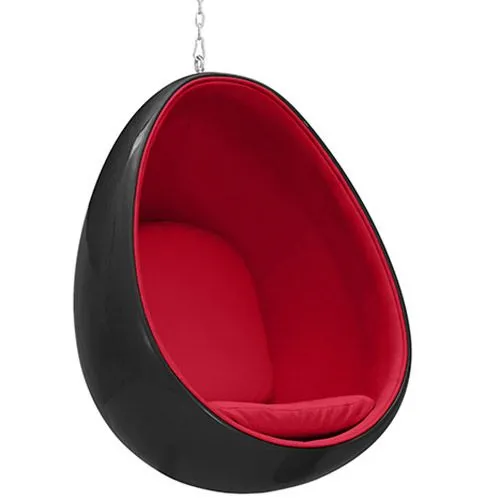 Chaise d'œuf suspendue - Revêtu de tissu - Eny image 8