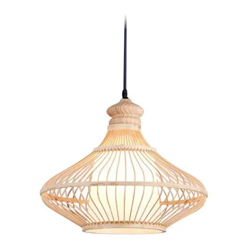 Lampe de plafond en bambou - Lampe suspendue stile Boho Bali - Amara image 8