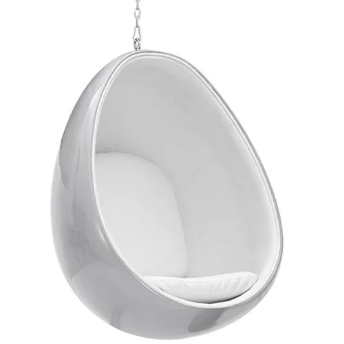 Fauteuil Suspendu Design en Forme d'Oeuf - Revêtu de Tissu - Eny image 8