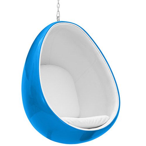 Fauteuil Suspendu Design en Forme d'Oeuf - Revêtu de Tissu - Eny image 8