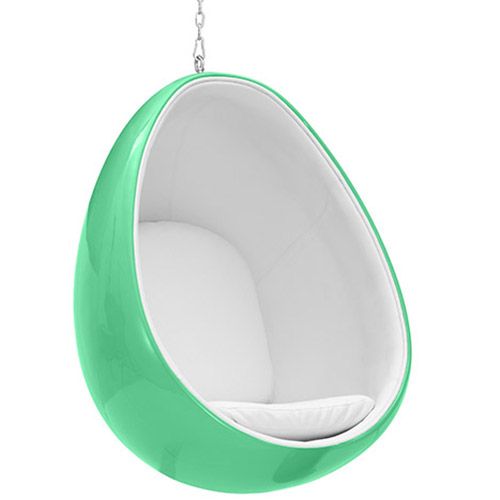 Fauteuil Suspendu Design en Forme d'Oeuf - Revêtu de Tissu - Eny image 8