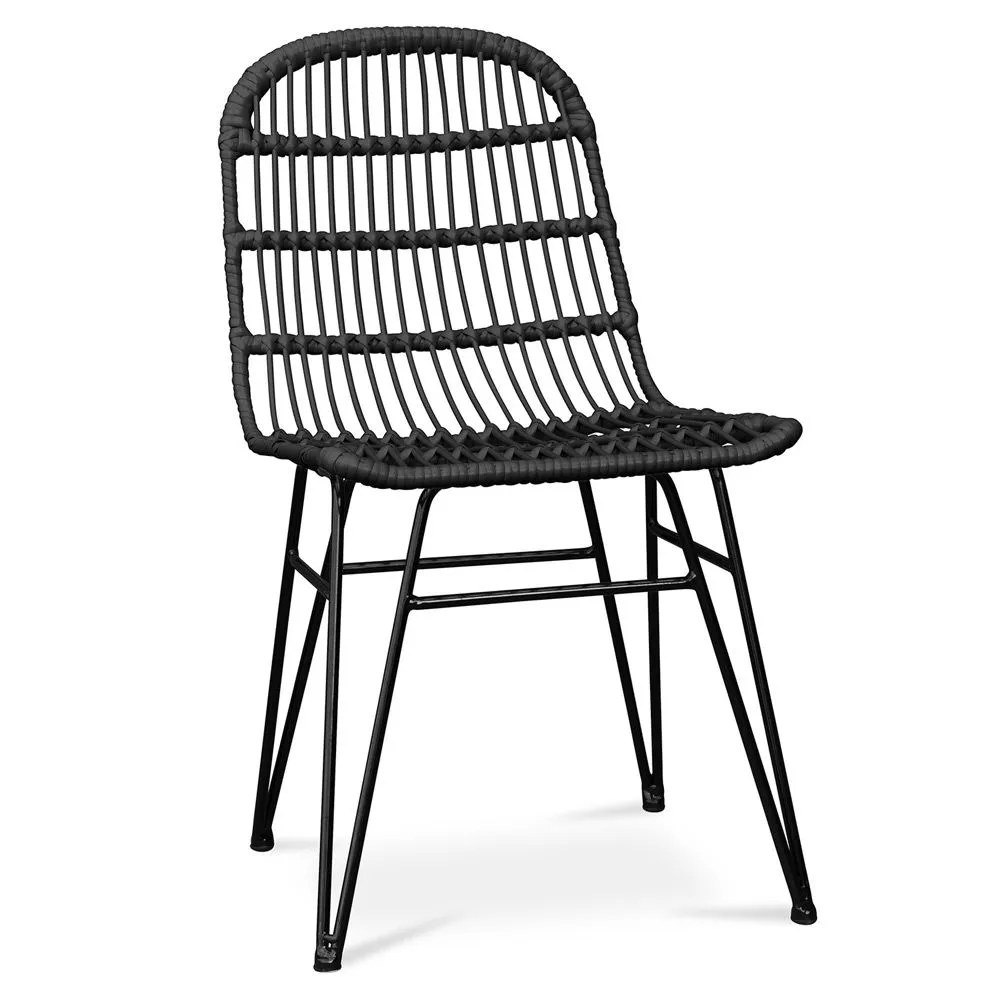 Chaise de salle à manger en rotin - Style Boho - Many image 8
