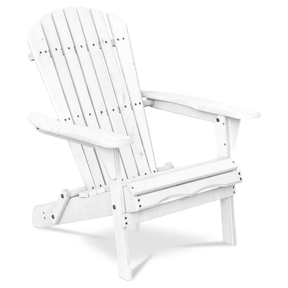 Chaise d'extérieur en bois avec accoudoirs - Chaise de jardin Adirondack - Adirondack image 8