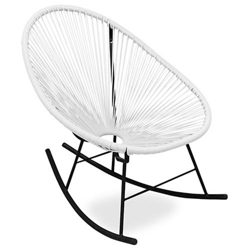 Chaise d'extérieur - Chaise à bascule de jardin - Acapulco image 8