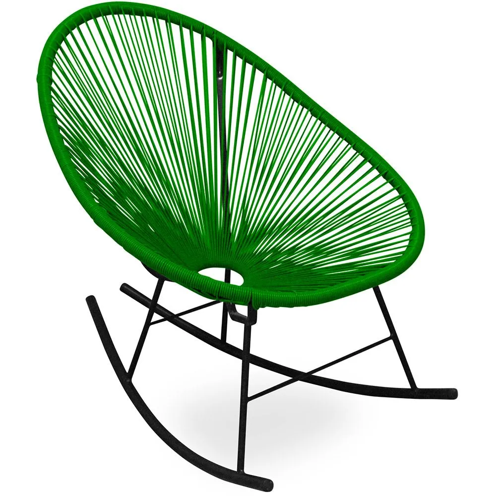 Chaise d'extérieur - Chaise à bascule de jardin - Acapulco image 8
