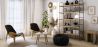 Fauteuil design - Fauteuil scandinave - Revêtu de cuir - Lucy image 7