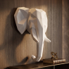 Tête d'éléphant Origami - Résine image 7