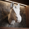 Tête de cheval Origami - Résine image 7