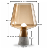 Lampe de Table - Lampe de Salon Design - Silas image 7