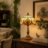 Lampe de Table Tiffany - Lampe de Salon - Vintage image 7