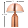 Lampe de Table - Lampe de Salon Design - Donato image 7