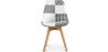 Chaise de salle à manger - Tapisserie patchwork noir et blanc - Nouvelle édition - Sam image 7