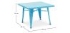 Table pour enfants - Design industriel - Métal - 60cm - Nouvelle édition - Stylix image 7