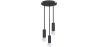 Lampe de plafond design - Lampe suspendue - 3 bras - Troy image 7