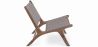 Fauteuil de Salon - Design Boho Bali - Bois et Cuir - Recia image 7