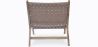 Fauteuil de Salon - Design Boho Bali - Bois et Cuir - Recia image 7