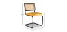 Pack Table à manger design en bois (200cm) & 8 chaises de salle à manger en rotin - tapissées en velours - Puila image 7