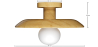 Lampe de Plafond - Plafonnier en Bois - Richmon image 7
