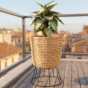 Pot de Sol Rond - Style Boho - 46 CM - Firna image 7