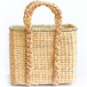 Panier en Fibres Naturelles avec Poignées - 30x25CM - Haret image 7