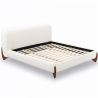 Tête de lit et Sommier pour Lit 180x200 CM - Revêtu de Tissu Bouclé - Dream image 7
