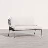 Canapé d'Extérieur 135cm - Aluminium et Rotin Synthétique - Brawma image 7
