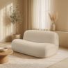 Canapé Moderne Minimaliste Design Courbé Rembourré en Velours - Confort et Style Contemporain - Büba image 7