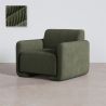 Fauteuil Rembourré En Velours Côtelé – Design Moderne - November image 9