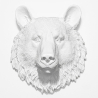 Décoration Murale - Tête d'Ours Blanc - Uka image 9