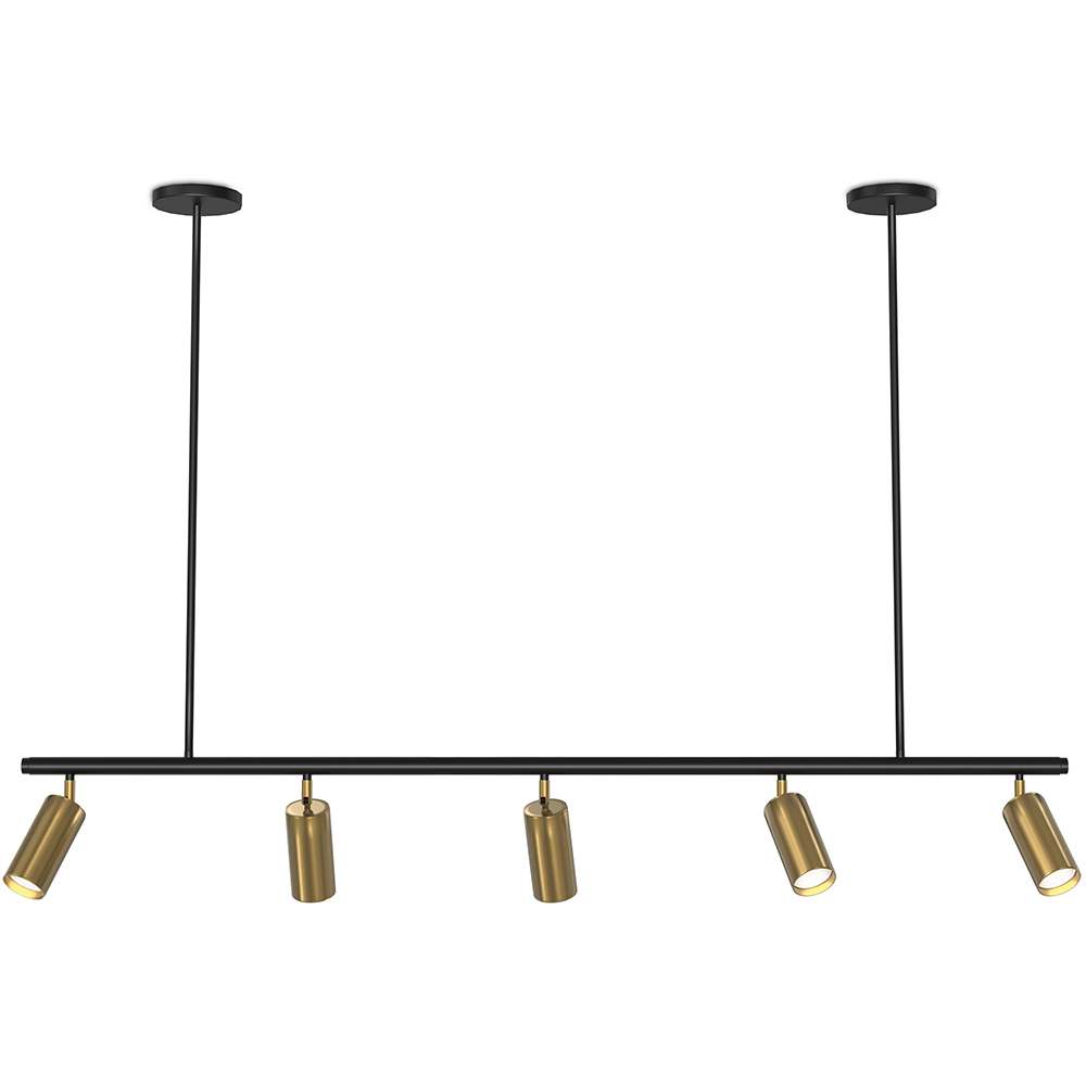 Spot sur Rail - Lampe 5 Spots Orientables - 110CM image 8